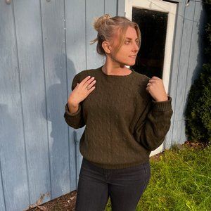 Polo by Ralph Lauren Iconic Crewneck Cable Knit Sweater (Men's L)